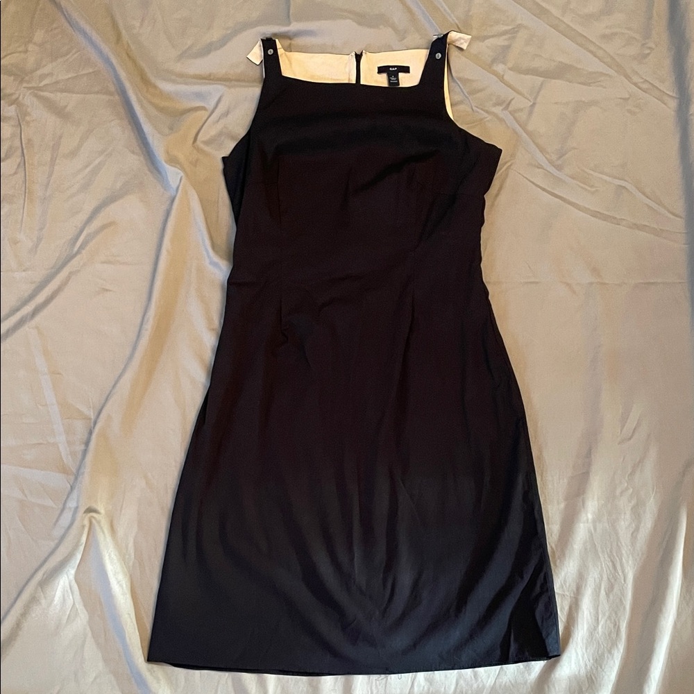 GAP Black and Cream Mini Dress